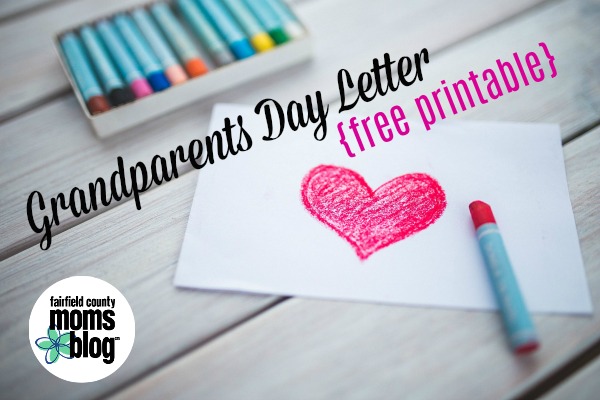 Grandparents Day Letter Free Printable